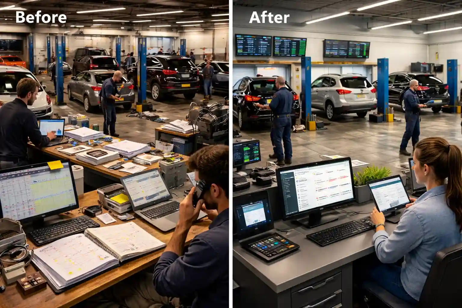 3-bay independent garage using My Garage CRM