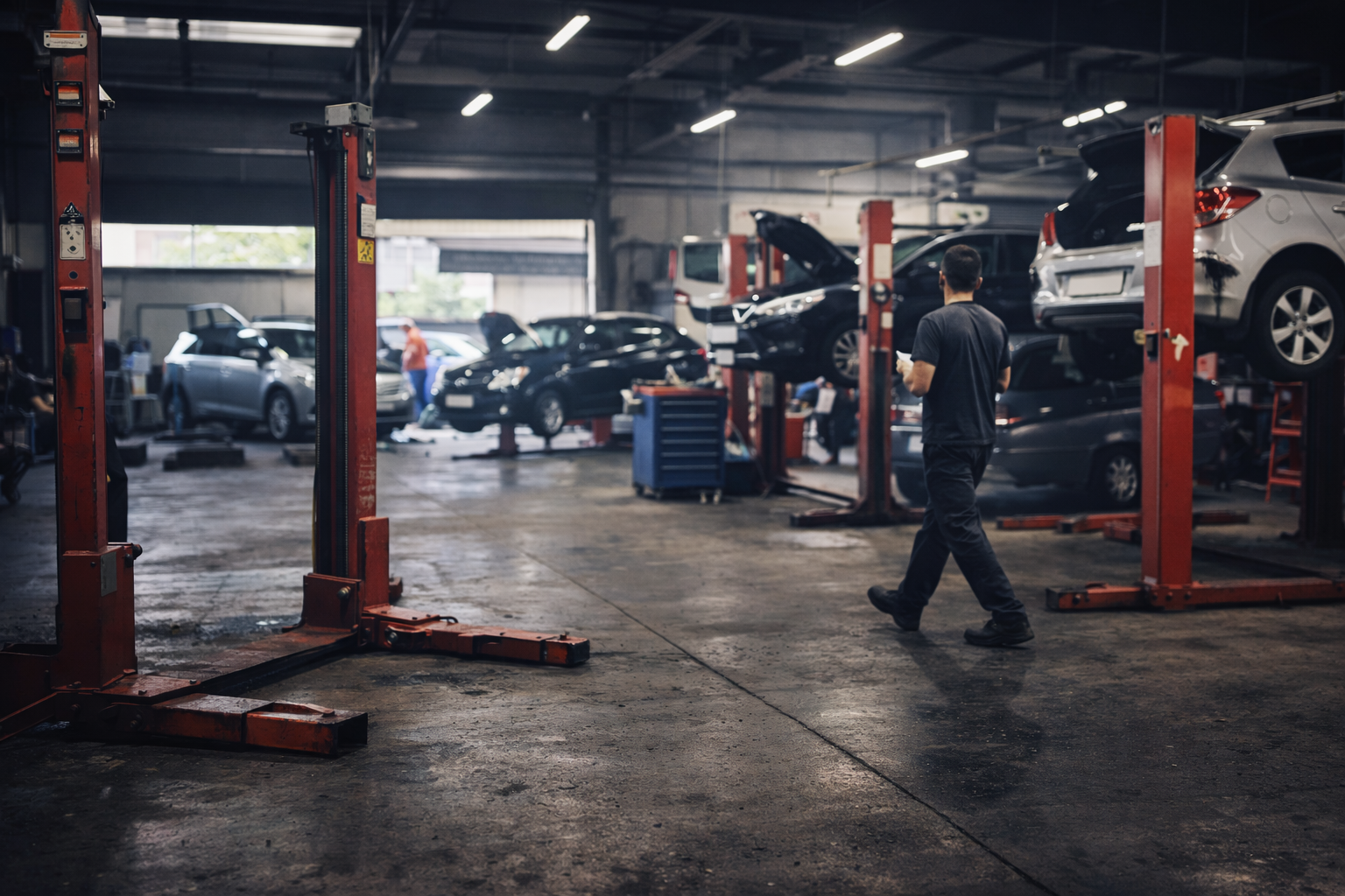 Workshop bay utilisation improved with diary scheduling