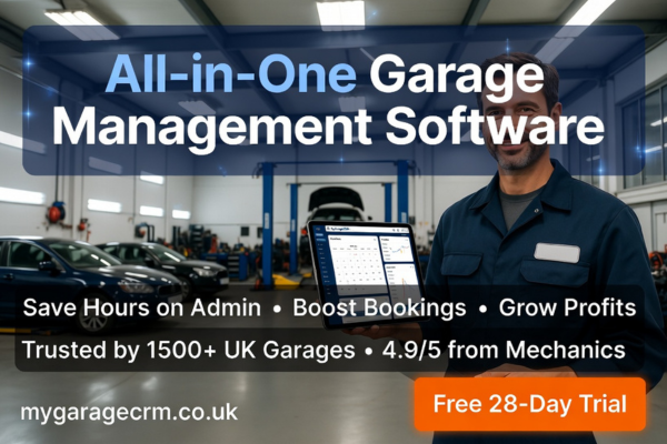My Garage CRM | UK Garage Management Software | Free 28-Day Trial